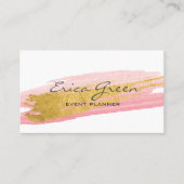 水彩金ゴールド 名刺 (正面)