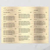 水彩金フェイク箔つや消しメタル価格リスト (裏面)