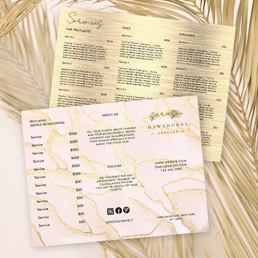 水彩金フェイク箔つや消しメタル価格リスト