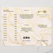 水彩金フェイク箔つや消しメタル価格リスト (正面)