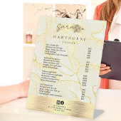 水彩金フェイク箔の価格リストつや消しメタル 台座サイン