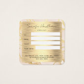 水彩金フェイク箔ギフト証書グリッター (裏面)