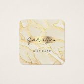 水彩金箔ギフト券グリッターカード (正面)