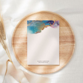 水彩金箔モノグラム文房具紙 便箋