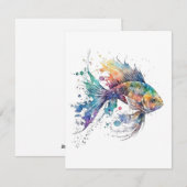 水彩金魚3 シーズンカード (正面/裏面)