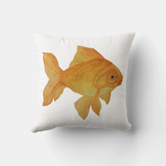 水彩金魚 クッション (裏面)