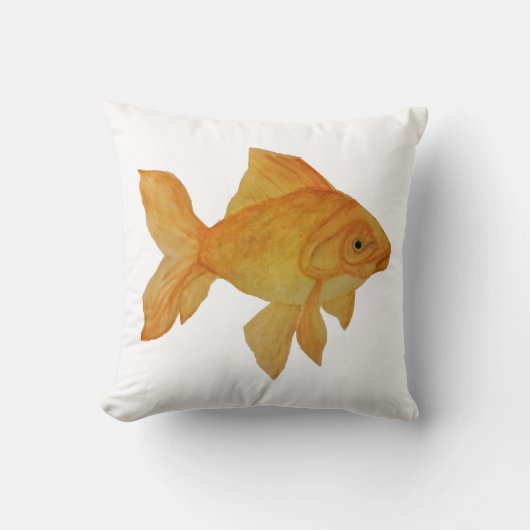 水彩金魚 クッション (正面)