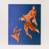 水彩金魚 ジグソーパズル (縦)