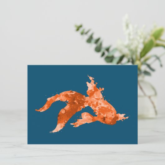 水彩金魚 招待状 (スタンド正面)