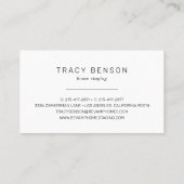 水彩鉢植え名刺 名刺 (裏面)