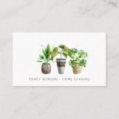 水彩鉢植え名刺 名刺 (正面)