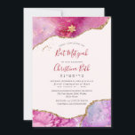 水彩銀河瑪瑙 Bar Mitzvah / Bat Mitzvah 招待状<br><div class="desc">PixDezines 銀河瑪瑙粉色 Bat Mitzvah，配以假金脈 DIY 時尚書法 Bat Mitzvah。  參見過濾器以更改語氣。  我們的動態設計允許您編輯所有元素。  

版權所有 © 2021 PixDezines™。  版權所有。</div>