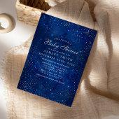 水彩銀河系コズミックスターズスターリーベビーシャワー 招待状