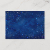 水彩銀河系コズミックスターズレジストリ情報カード エンクロージャーカード (裏面)