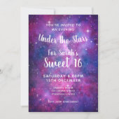 水彩銀河系ザスターズ 招待状 (正面)