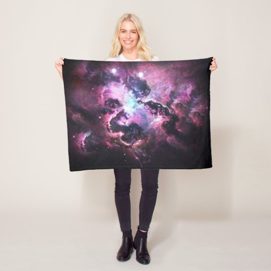 水彩銀河系宇宙アートブランケット フリースブランケット (インサイチュ)