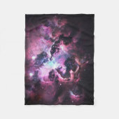 水彩銀河系宇宙アートブランケット フリースブランケット (正面)