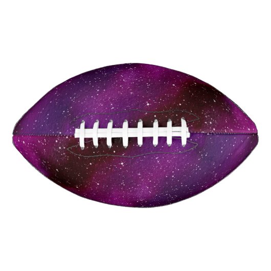水彩銀河系紫 アメリカンフットボール (正面)