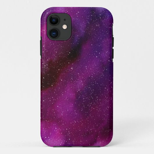 水彩銀河系紫 Case-Mate iPhoneケース (裏面)