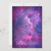 水彩銀河系誕生会 招待状 (裏面)