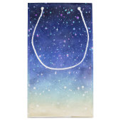 水彩銀河系 スモールペーパーバッグ (裏面)