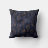 水彩銅パティナダマスクパターン クッション (裏面)