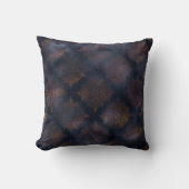 水彩銅パティナダマスクパターン クッション (正面)