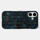 水彩銅パティナダマスクパターン Case-Mate iPhoneケース (裏面 (横))