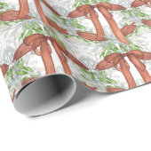 水彩銅リボンリースクリスマスガーランド ラッピングペーパー (ロールコーナー)