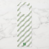 水彩銅弓リボンガーランドクリスマス ボトルネックタグ (裏面)