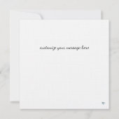 水彩鍵からハートサンキューカード サンキューカード (裏面)