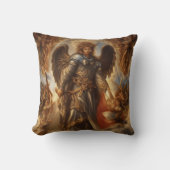 水彩鎧の保護天使 クッション (正面)