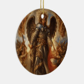 水彩鎧の保護天使 セラミックオーナメント (右)