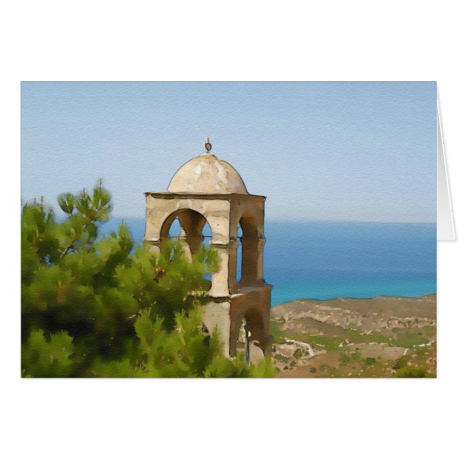 水彩鐘楼 (正面横)