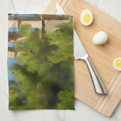 水彩鐘楼 キッチンタオル (四つ折り)