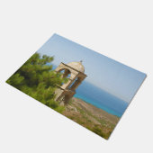 水彩鐘楼 ドアマット (アングル)