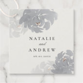 水彩開花結婚フローラ フェイバータグ (正面)