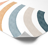 水彩防峰レインボーポスター ポスター (角)