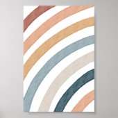 水彩防峰レインボーポスター ポスター (正面)