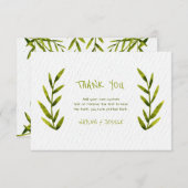 水彩離れサンキューカード サンキューカード (正面/裏面)