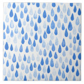 水彩雨滴 タイル (正面)