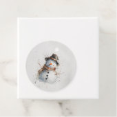 水彩雪だるま フェイバータグ (インサイチュ)