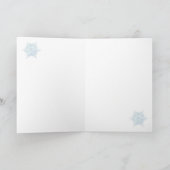 水彩雪の結晶 シーズンカード (内部)