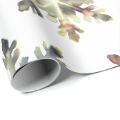 水彩雪の結晶、魔法の色 ラッピングペーパー (ロールコーナー)