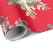 水彩雪の結晶、魔法の色 ラッピングペーパー (ロールコーナー)