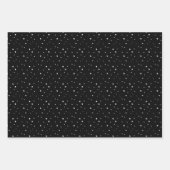 水彩雪片包み紙シート ラッピングペーパーシート (正面3)