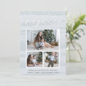 水彩雪 |写真コラージュカード シーズンカード (スタンド正面)