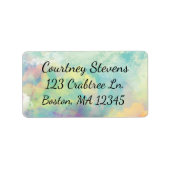 水彩雲のアドレス ラベル (正面)
