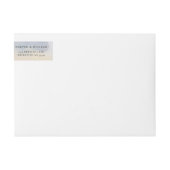 水彩雲差出人住所ラップラのまわりにベル ラップアラウンドラベル (正面)