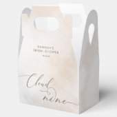 水彩雲9ブライダルシャワー有難う フェイバーボックス (オープン)